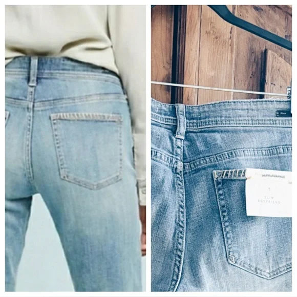 Pilcro & The Letterpress Anthropologie Patchwork Jeans NWT - Picture 8 of 11